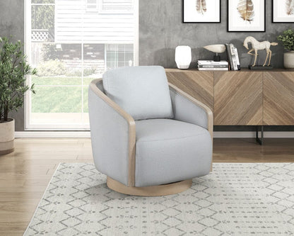 Homelegance  - Hugo Swivel Chair in Gray - 1041GY-1  view 9