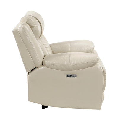 Homelegance  - Huron Power Reclining Chair W/ LED and Charging Ports in Beige - 8457BEG-1PW  view 3