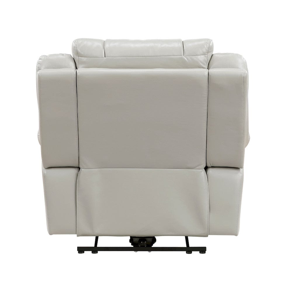 Homelegance  - Huron Power Reclining Chair W/ LED and Charging Ports in Gray - 8457GRY-1PW  view 7