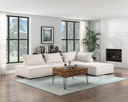 Homelegance  - Inman 4-Piece Modular Sectional in Beige - 9237BEx4SC  view 9