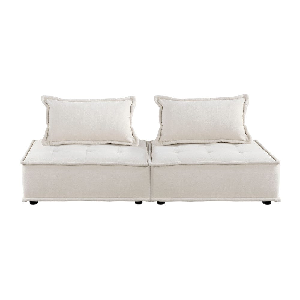 Homelegance  - Inman Love Seat in Beige - 9237BE-2x  view 3