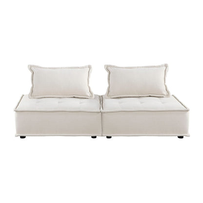 Homelegance  - Inman Love Seat in Beige - 9237BE-2x  view 3