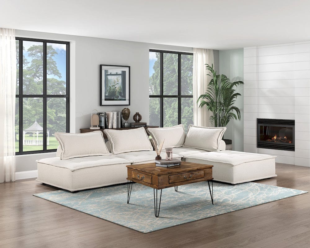 Homelegance  - Inman Modular Accent Chair in Beige - 9237BE-1  view 8