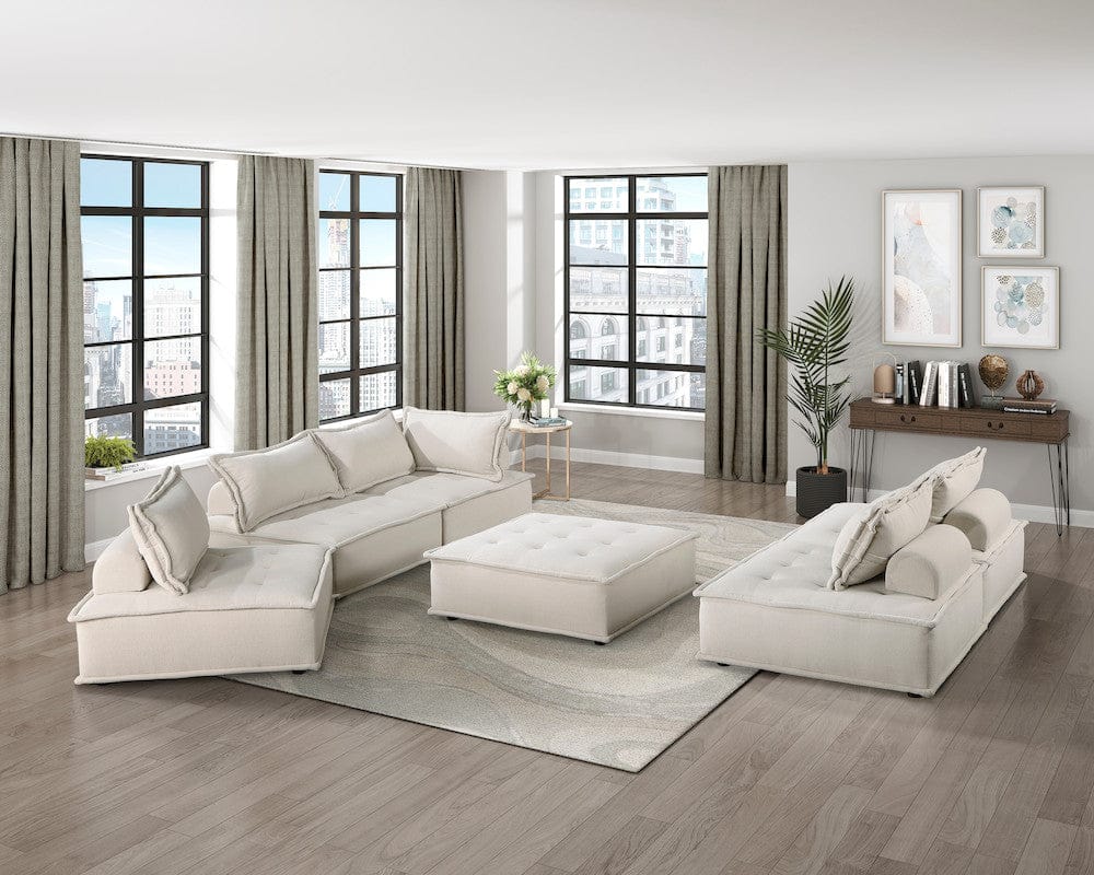 Homelegance  - Inman Modular Accent Chair in Beige - 9237BE-1  view 11