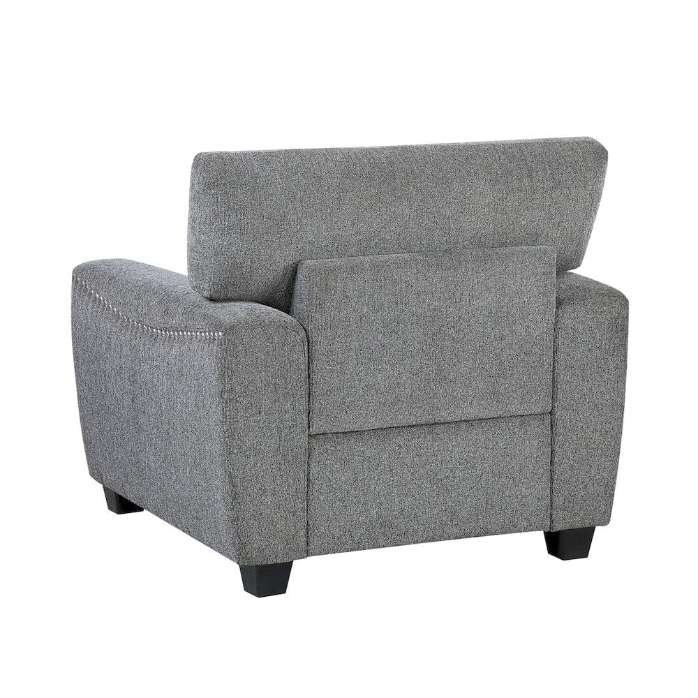 Homelegance  - Isabel Chair in Dark gray - 9538DGY-1  view 4