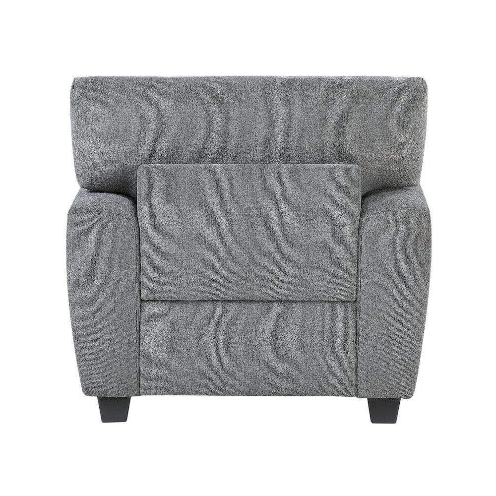 Homelegance  - Isabel Chair in Dark gray - 9538DGY-1  view 5