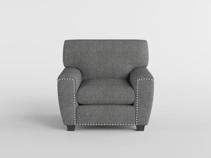 Homelegance  - Isabel Chair in Dark gray - 9538DGY-1  view 9