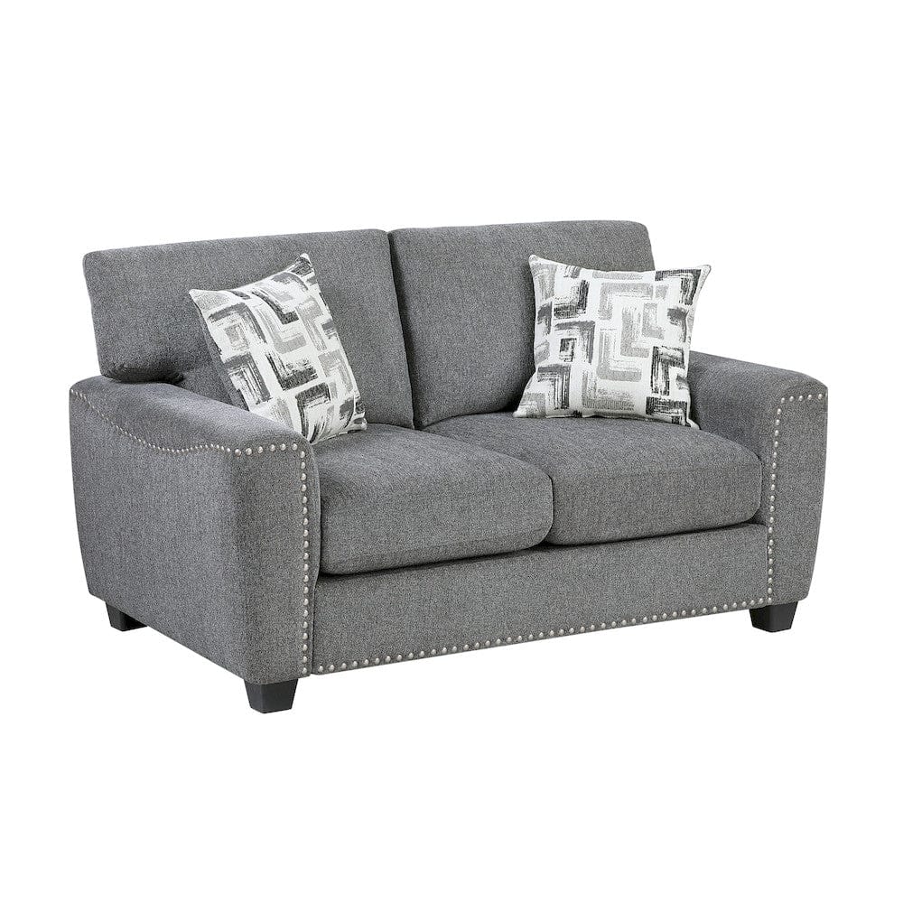 Homelegance  - Isabel Love Seat in Dark gray - 9538DGY-2  view 1
