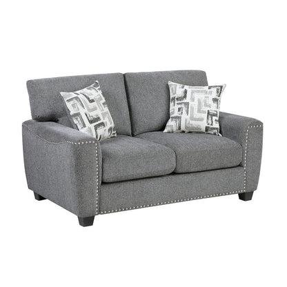 Homelegance  - Isabel Love Seat in Dark gray - 9538DGY-2  view 1
