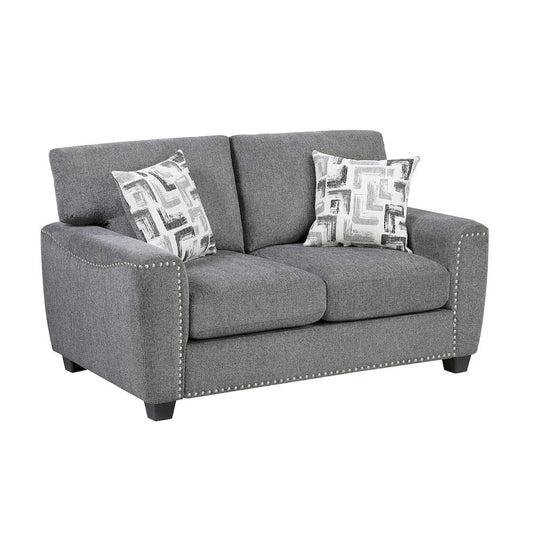 Homelegance  - Isabel Love Seat in Dark gray - 9538DGY-2  view 1