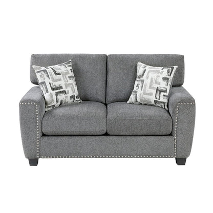 Homelegance  - Isabel Love Seat in Dark gray - 9538DGY-2  view 3