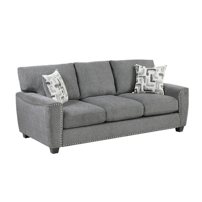 Homelegance  - Isabel Sofa in Dark gray - 9538DGY-3  view 2