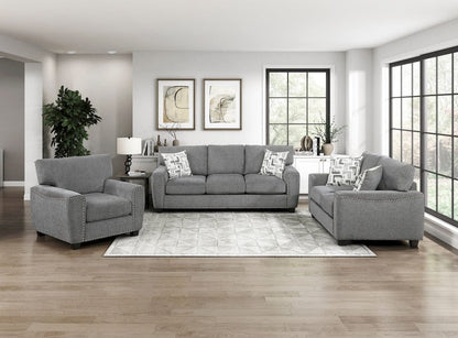 Homelegance  - Isabel Sofa in Dark gray - 9538DGY-3  view 8