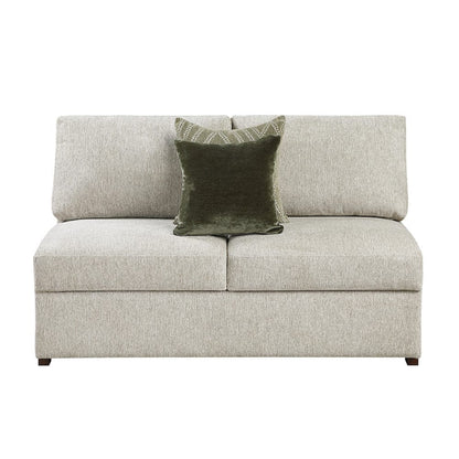 Homelegance  - Isla 3-Piece Sectional W/ Convertible and Reversible Chaise, Hidden Storage, Click Motion Back and Ottoman in Sage Sand - 8548x4VC2AAOT  view 5