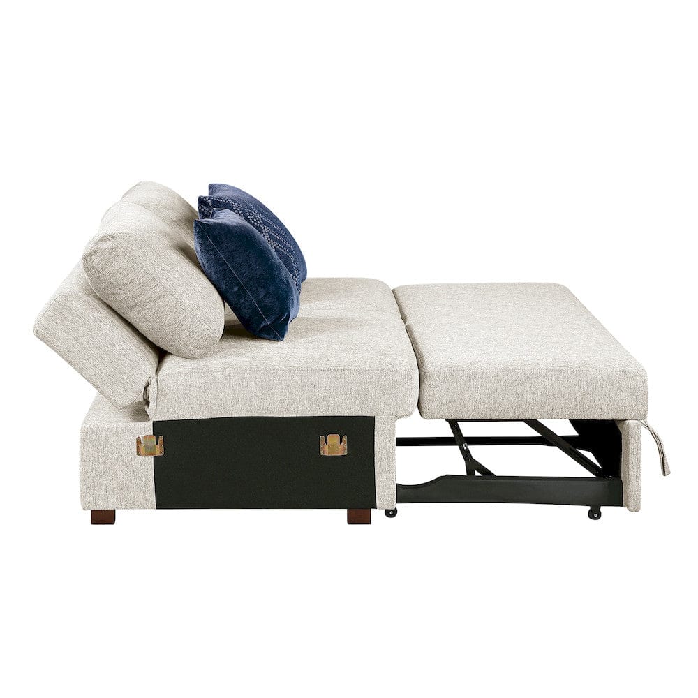 Homelegance  - Isla 3-Piece Sectional W/ Pull-out Bed in Beige - 8548BEx42ACLCR2AA  view 11
