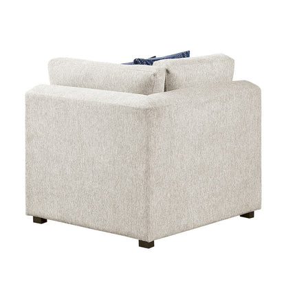 Homelegance  - Isla 4-Piece Sectional W/ Pull-out Bed and Ottoman in Beige - 8548BEx52ACLCR2AAOT  view 10