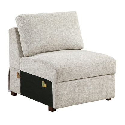 Homelegance  - Isla 5-Piece Sectional W/ Reversible Chaise and Pull-out Bed in Sage Sand - 8548x6VC2ACR2ACLACA  view 2