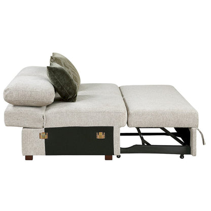 Homelegance  - Isla 5-Piece Sectional W/ Reversible Chaise, Pull-out Bed and Ottoman in Sage Sand - 8548x6VC2ACR2ACLAOT  view 11
