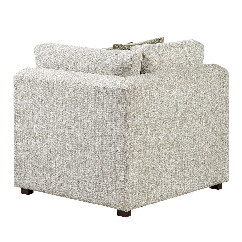 Homelegance  - Isla 6-Piece Sectional W/ Reversible Chaise, Pull-out Bed and Ottoman in Sage Sand - 8548x7VC2ACR2ACLACAOT  view 3