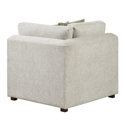 Homelegance  - Isla 6-Piece Sectional W/ Reversible Chaise, Pull-out Bed and Ottoman in Sage Sand - 8548x7VC2ACR2ACLACAOT  view 3