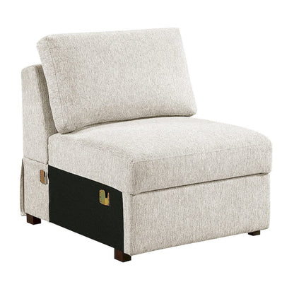 Homelegance  - Isla Chair in Beige - 8548BEx2ACA  view 5