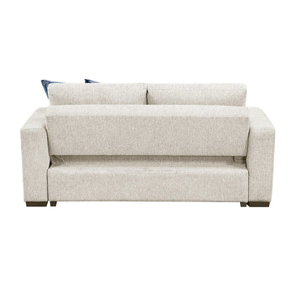 Homelegance  - Isla Love Seat W/ Pull-out Bed and Click Motion Back in Beige - 8548BEx22ACLA  view 5