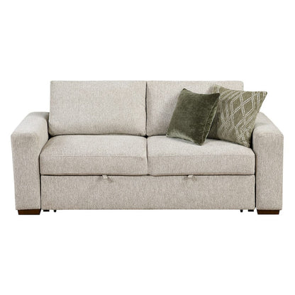 Homelegance  - Isla Love Seat W/ Pull-out Bed and Click Motion Back in Sage Sand - 8548x22ACLA  view 1