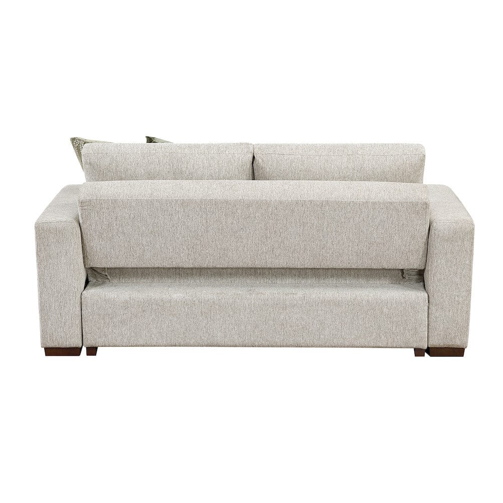 Homelegance  - Isla Love Seat W/ Pull-out Bed and Click Motion Back in Sage Sand - 8548x22ACLA  view 7