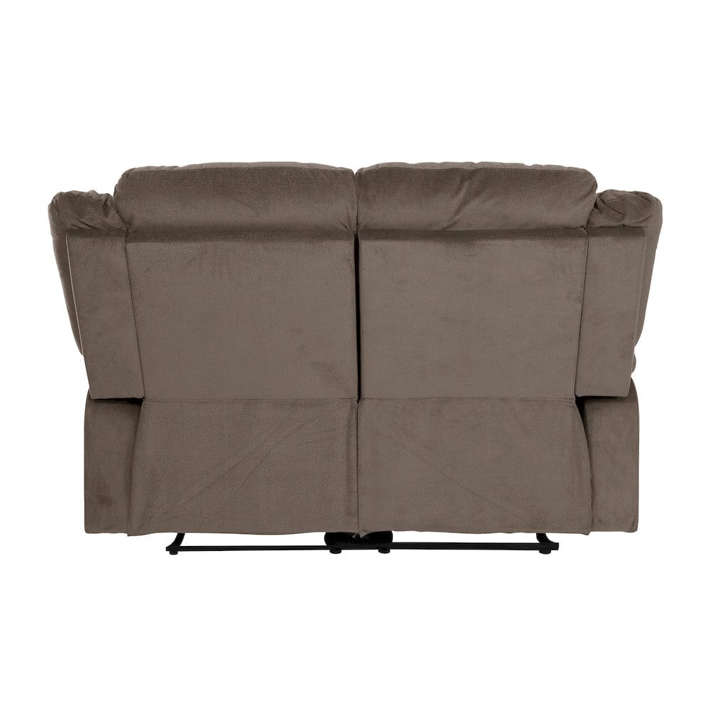 Homelegance  - Jarita Double Reclining Love Seat in Chocolate - 8329CH-2  view 7