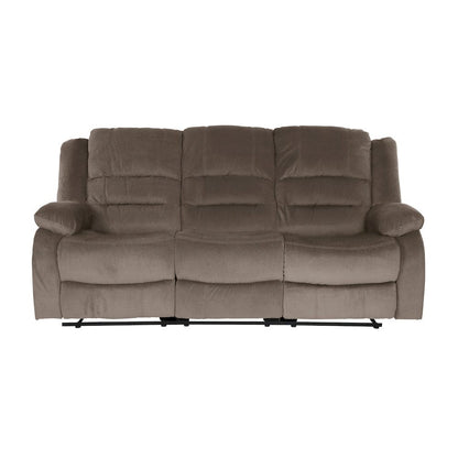 Homelegance  - Jarita Double Reclining Sofa in Chocolate - 8329CH-3  view 1