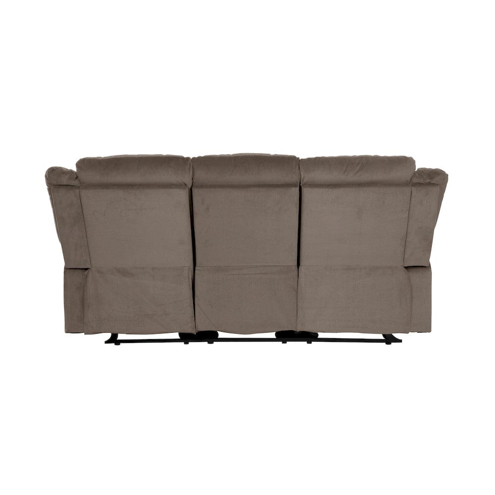 Homelegance  - Jarita Double Reclining Sofa in Chocolate - 8329CH-3  view 6