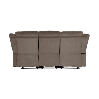 Homelegance  - Jarita Double Reclining Sofa in Chocolate - 8329CH-3  view 6