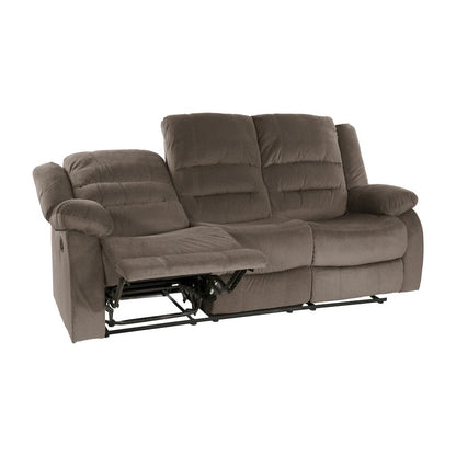Homelegance  - Jarita Double Reclining Sofa in Chocolate - 8329CH-3  view 7