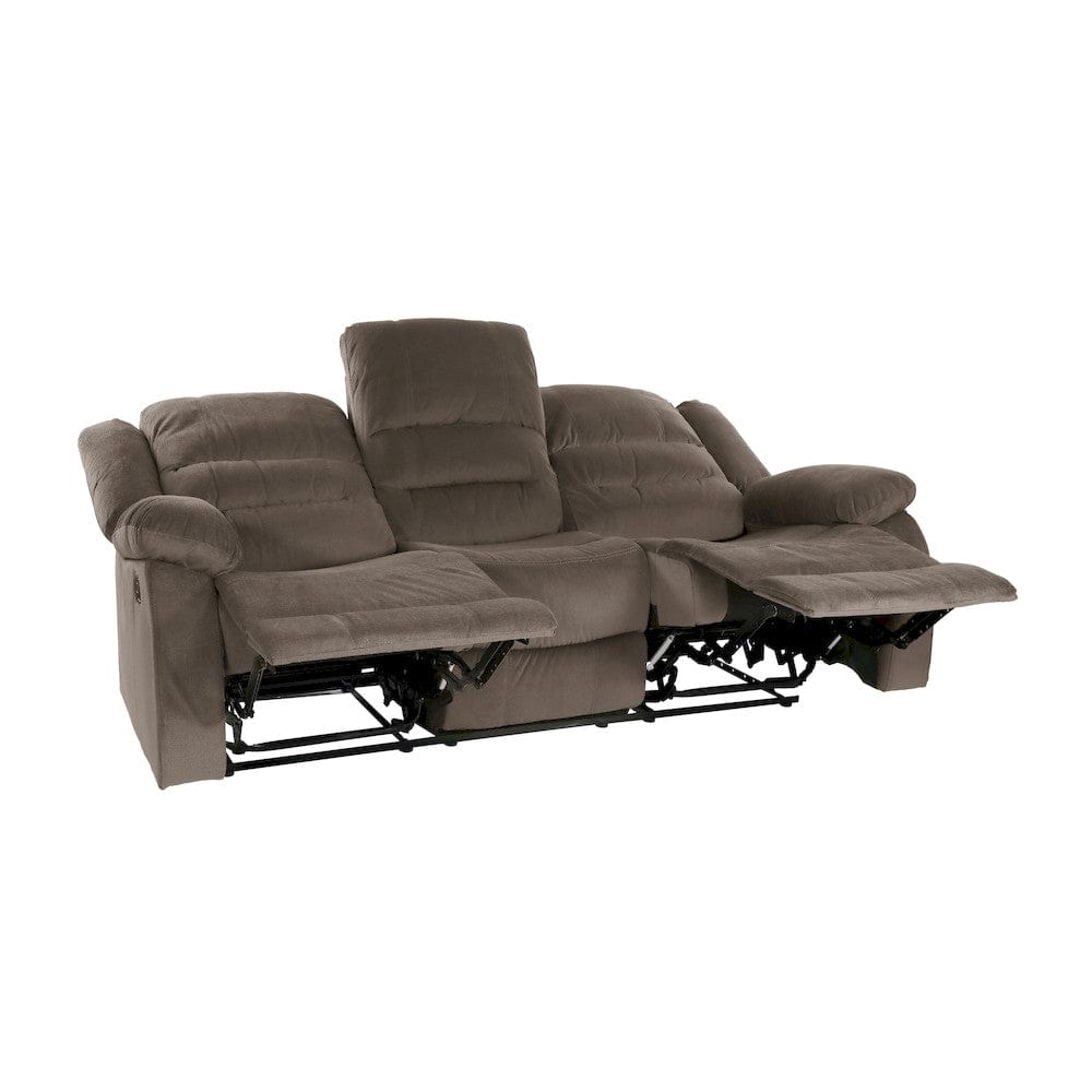 Homelegance  - Jarita Double Reclining Sofa in Chocolate - 8329CH-3  view 8