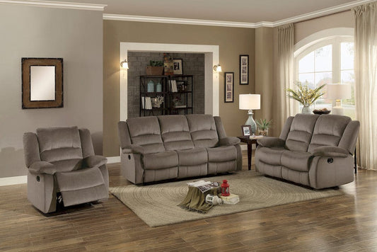 Homelegance  - Jarita Reclining Chair in Chocolate - 8329CH-1  view 2