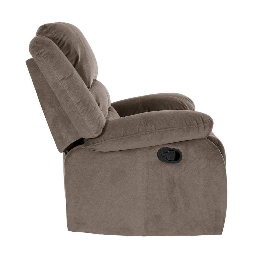 Homelegance  - Jarita Reclining Chair in Chocolate - 8329CH-1  view 5