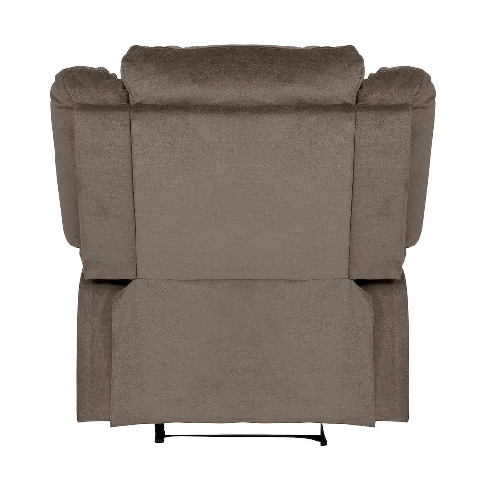 Homelegance  - Jarita Reclining Chair in Chocolate - 8329CH-1  view 6