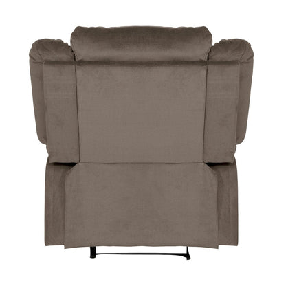 Homelegance  - Jarita Reclining Chair in Chocolate - 8329CH-1  view 6