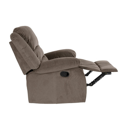 Homelegance  - Jarita Reclining Chair in Chocolate - 8329CH-1  view 8