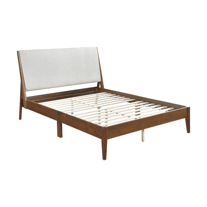 Homelegance  - Jasper Full Platform Bed in Light gray - 1588F-1  view 5