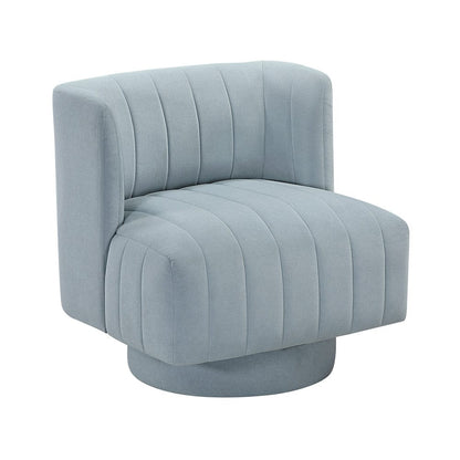 Homelegance  - Joyce Swivel Chair in Aqua blue - 1052AQ-1  view 1