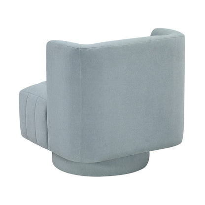 Homelegance  - Joyce Swivel Chair in Aqua blue - 1052AQ-1  view 3