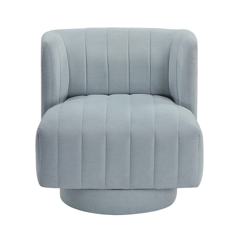 Homelegance  - Joyce Swivel Chair in Aqua blue - 1052AQ-1  view 4