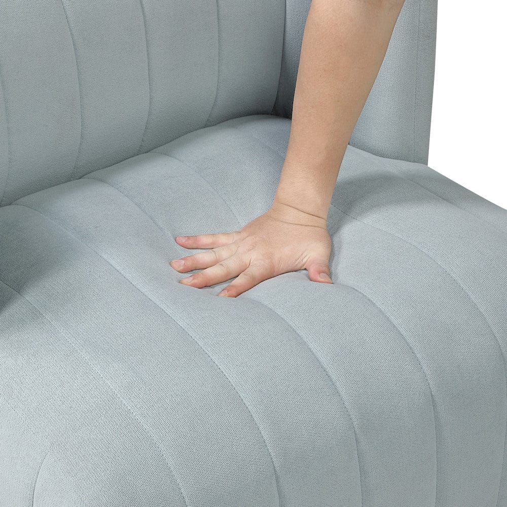 Homelegance  - Joyce Swivel Chair in Aqua blue - 1052AQ-1  view 7
