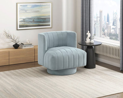 Homelegance  - Joyce Swivel Chair in Aqua blue - 1052AQ-1  view 8