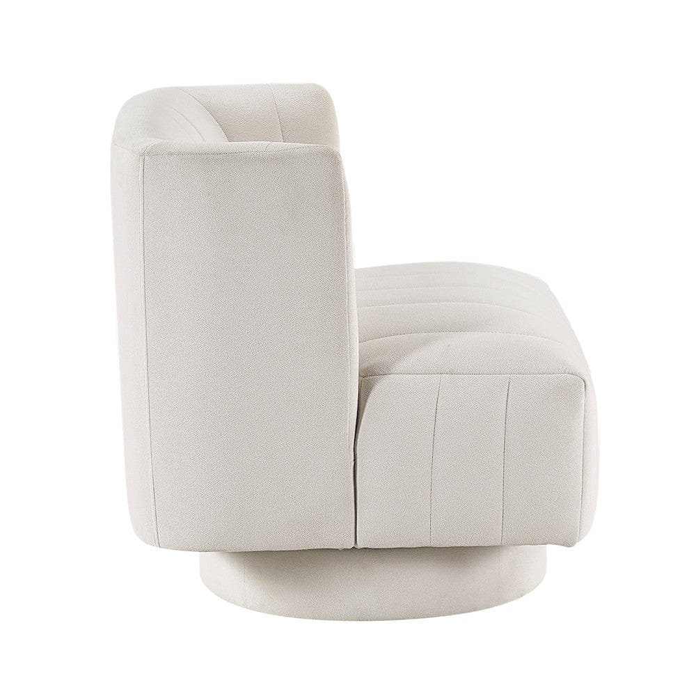 Homelegance  - Joyce Swivel Chair in Beige - 1052BE-1  view 3