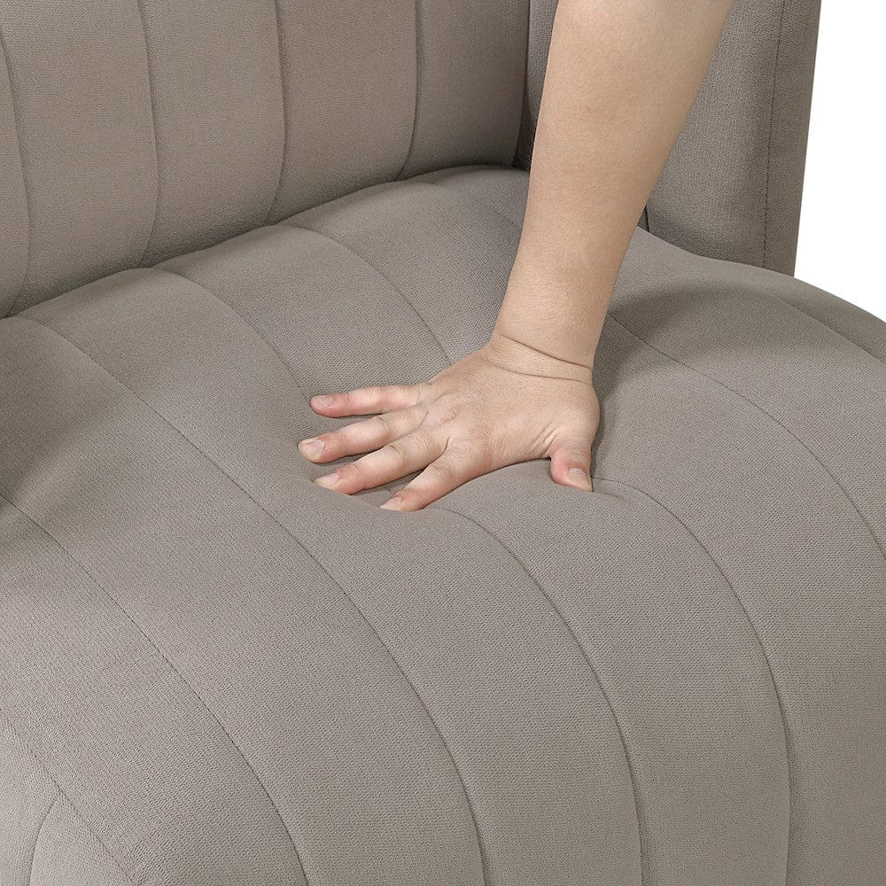 Homelegance  - Joyce Swivel Chair in Taupe - 1052TP-1  view 7