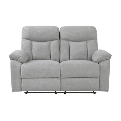 Homelegance  - Jules Double Reclining Love Seat in Gray - 8440GRY-2  view 1