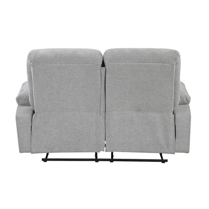 Homelegance  - Jules Double Reclining Love Seat in Gray - 8440GRY-2  view 3