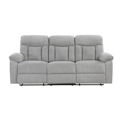 Homelegance  - Jules Double Reclining Sofa in Gray - 8440GRY-3  view 1
